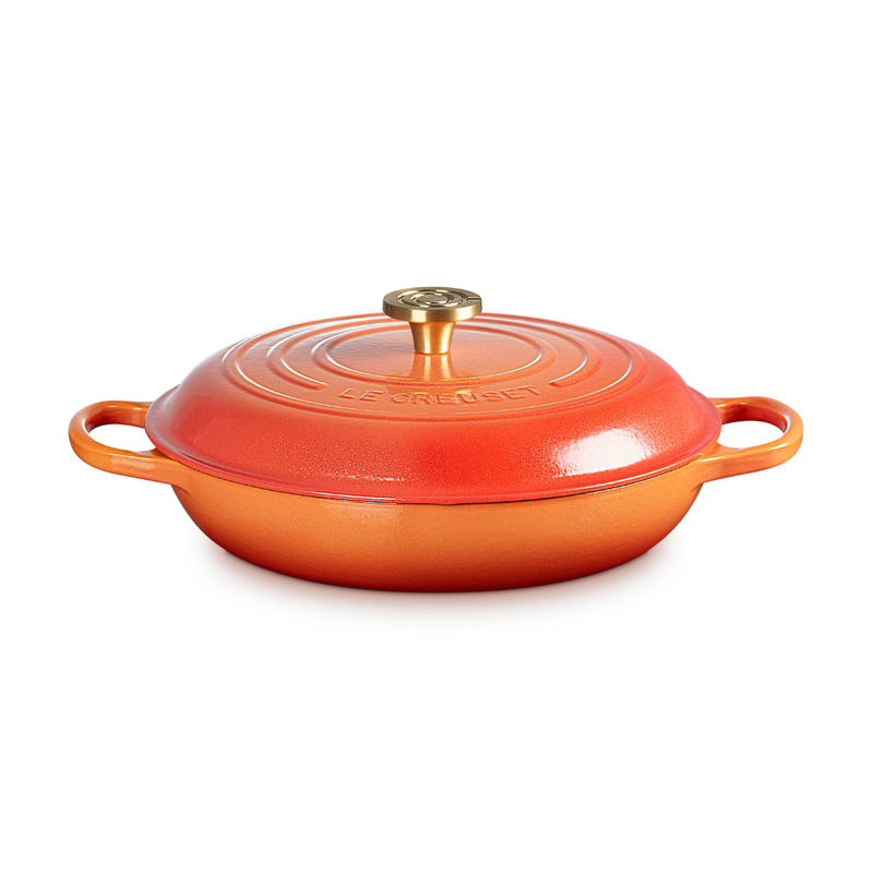 Le Creuset Flamme Doree Shallow Casserole - 30cm