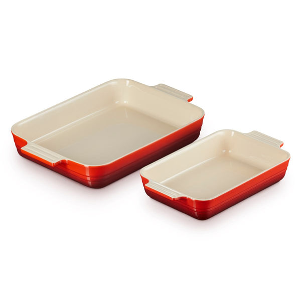 Le Creuset Oven Dishes Cerise 25 and 32cm