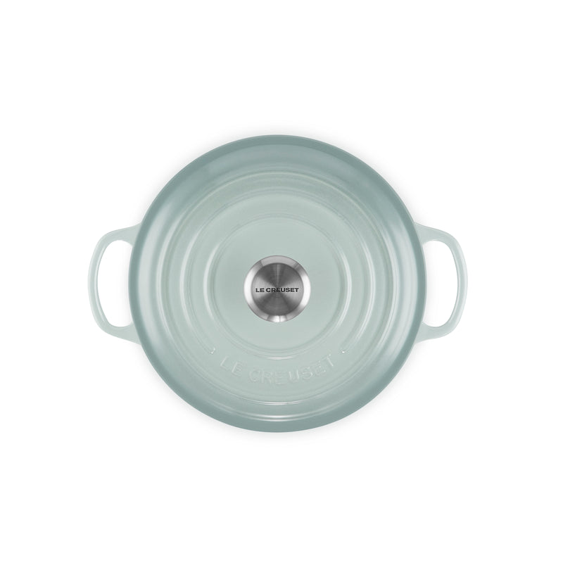 Le Creuset Signature Seasalt Round Casserole - 24cm