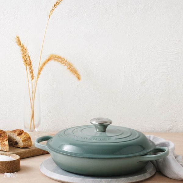 Le Creuset Signature Seasalt Shallow Casserole - 30cm