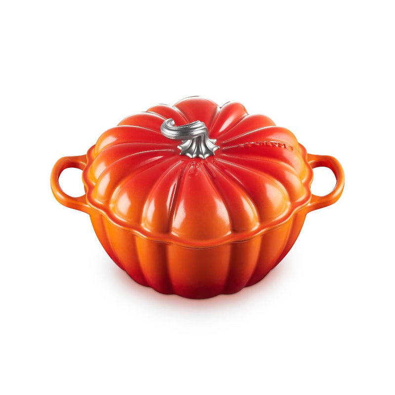 Le Creuset Cast Iron Pumpkin Casserole 24cm - Volcanic