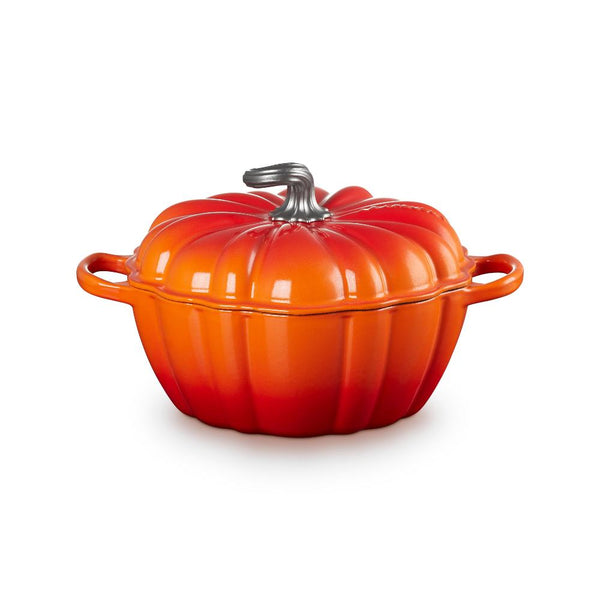 Le Creuset Cast Iron Pumpkin Casserole 24cm - Volcanic