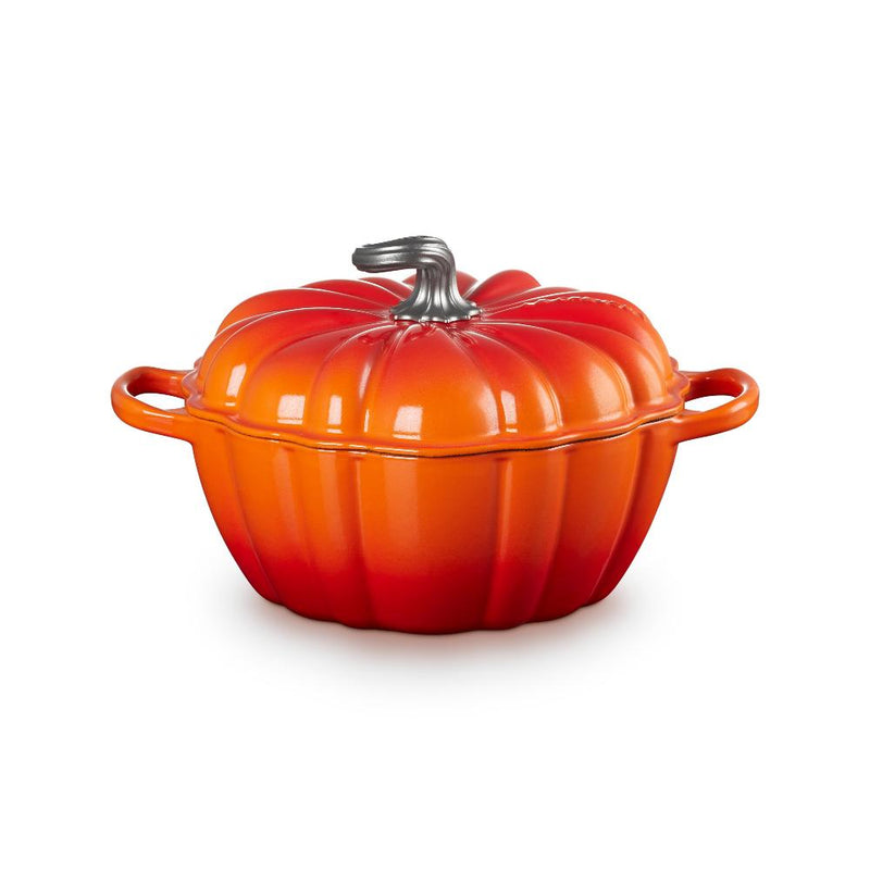 Le Creuset Cast Iron Pumpkin Casserole 24cm - Volcanic