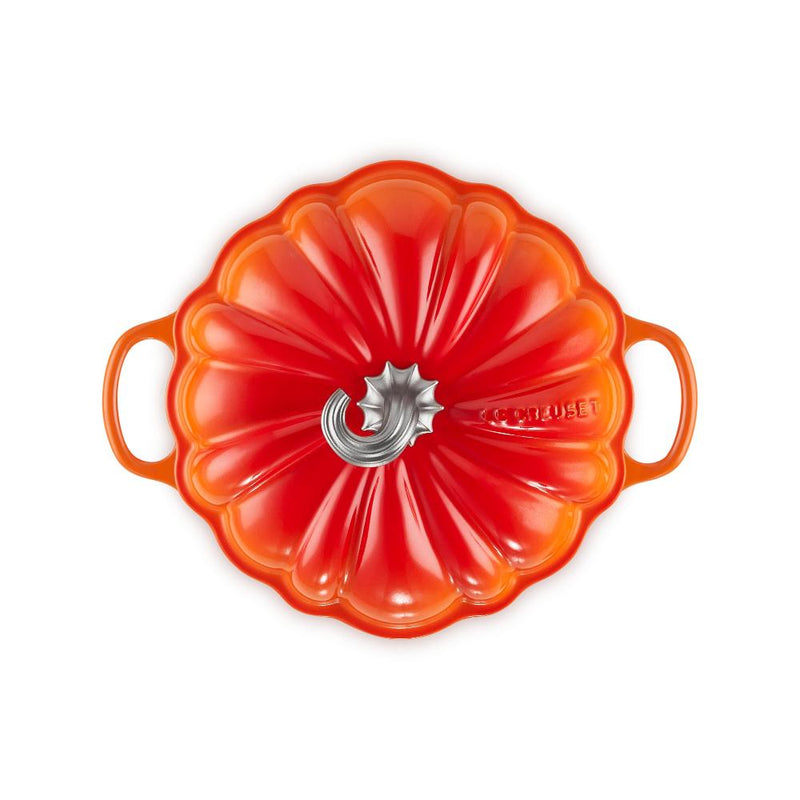 Le Creuset Cast Iron Pumpkin Casserole 24cm - Volcanic