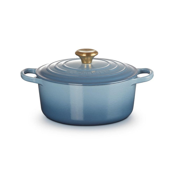 Le Creuset Signature Round Casserole - 24cm Chambray