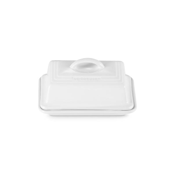 Le Creuset Stoneware Butter Dish w/Lid White