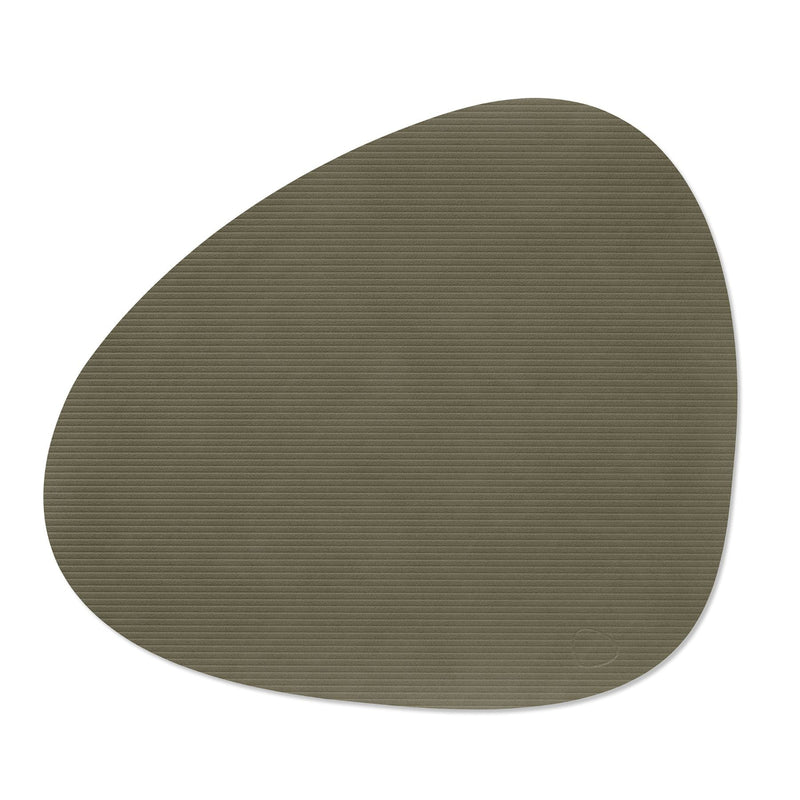 Lind DNA Corduroy Army Green Curve Table Mat