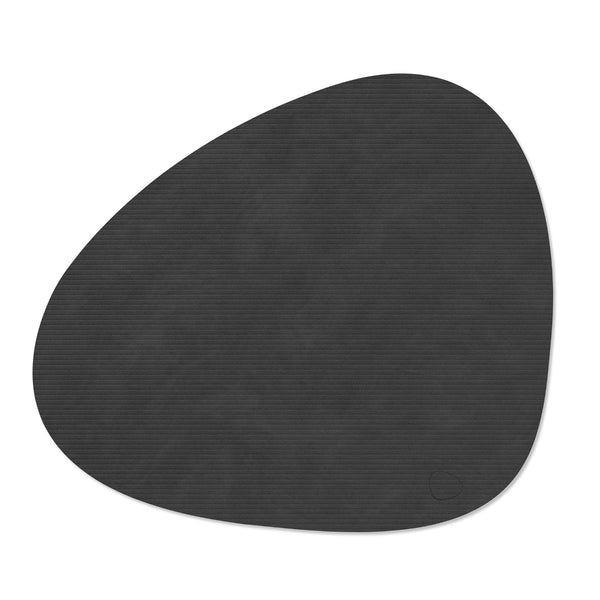 Lind DNA Corduroy Black Curve Table Mat