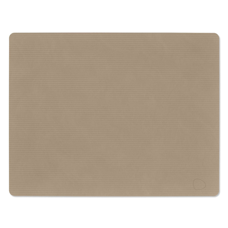Lind DNA Corduroy Clay Brown Square Table Mat