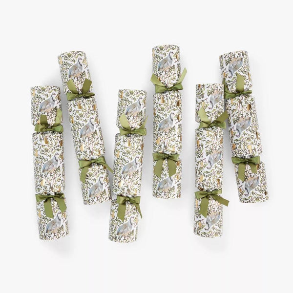 Nancy and Betty Christmas Cracker Set of 6 - Partridge In A Pair Tree