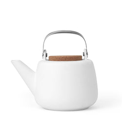 Nicola Porcelain Teapot - White 1.2l