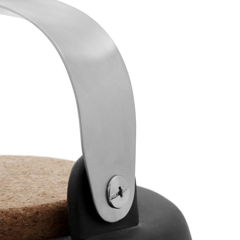 Nicola Porcelain Teapot – Charcoal 1.2l