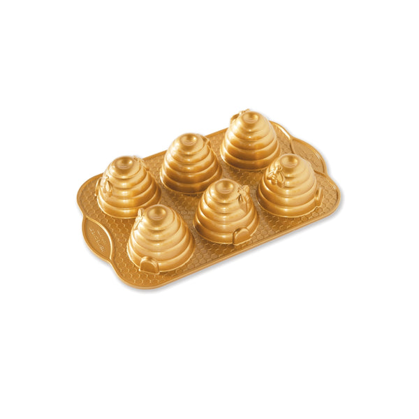 Nordic Ware Gold Beehive Cakelet Pan