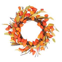 Orange Physalis Wreath 50cm
