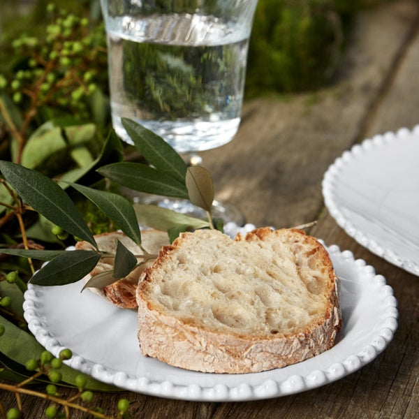 Costa Nova Pearl White Bread Plate - 17cm