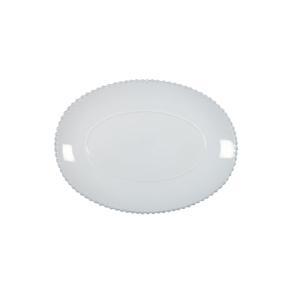 Costa Nova Pearl White Oval Platter - 40cm