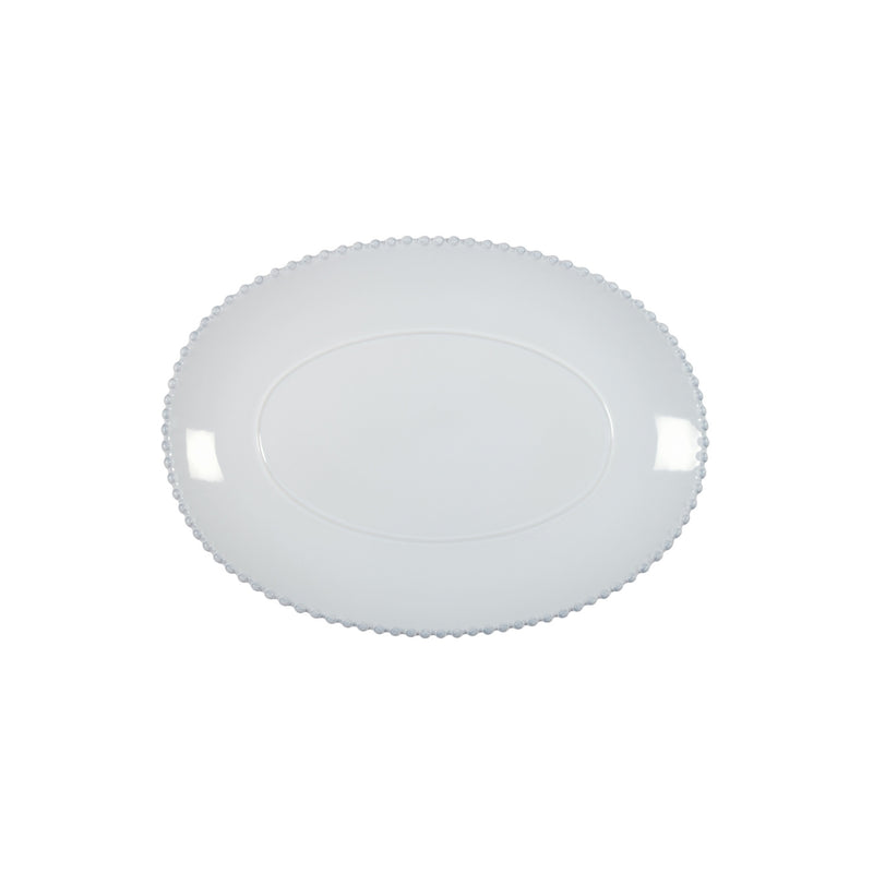 Costa Nova Pearl White Oval Platter - 40cm