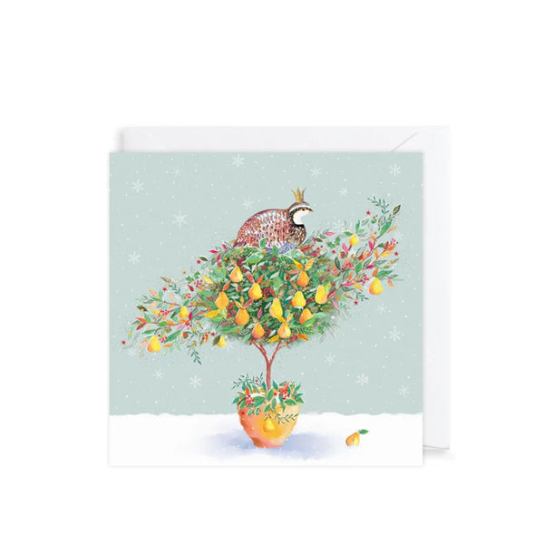 Partridge Gold Pear Cards Pack of 6