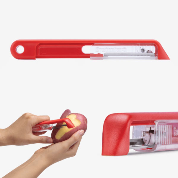 Dreamfarm Sharple Swivel Peeler Red