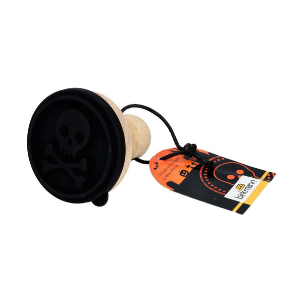 Birkmann Cookie Stamp Halloween Skull Black