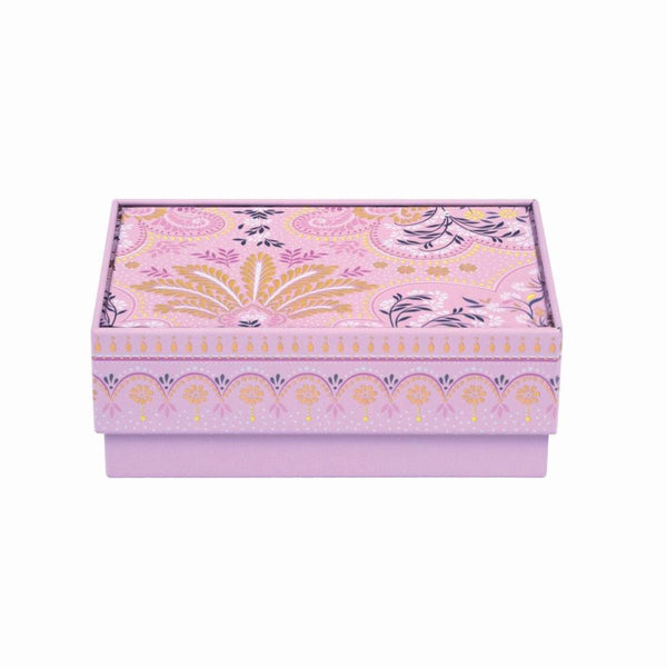Sara Miller Filigree Chocolate Honey Crunch Tin