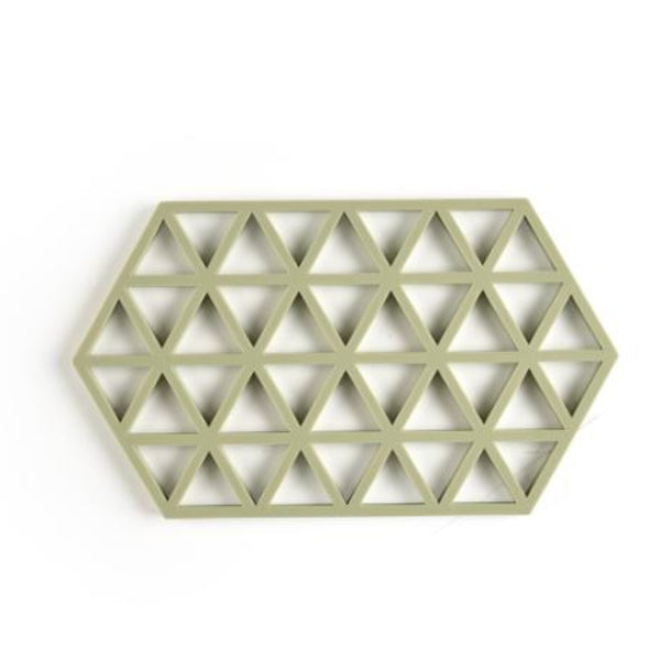 Silicone Trivet Triangle Large - Matcha