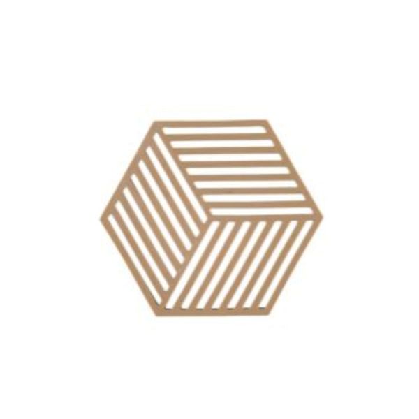 Silicone Trivet Hexagon - Camel