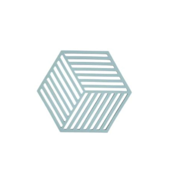 Silicone Trivet Hexagon - Fog Blue