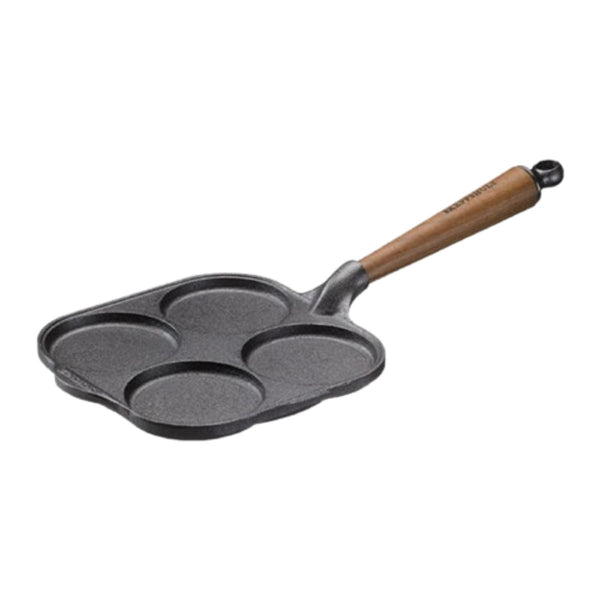 Skeppshult Cast Iron Egg Frying Pan 20cm - Walnut Handle