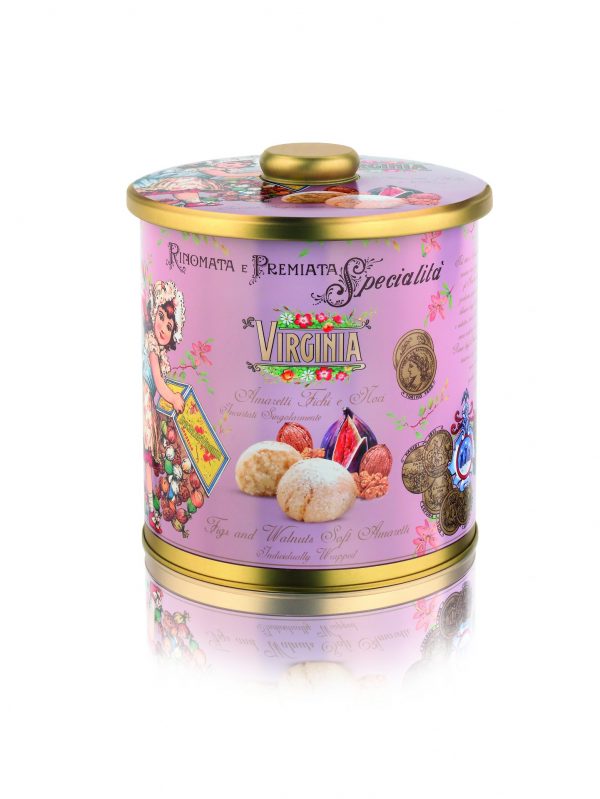 Amaretti Virginia Soft Amaretti with Fig & Walnuts in Tin