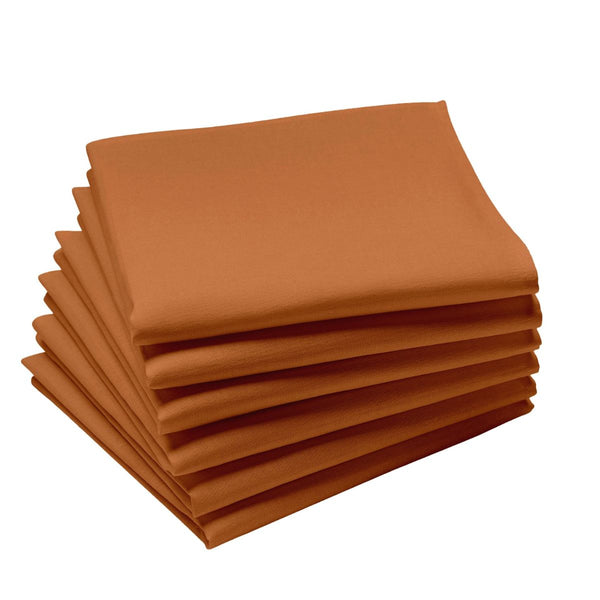 Coucke Plain Napkins in Orange