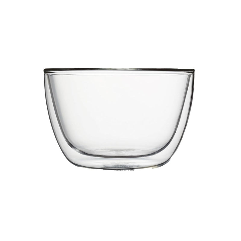 Villeroy and Boch Double Walled Glass Bowls 13cm - Pair