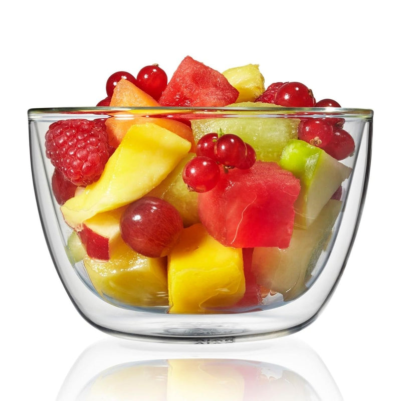 Villeroy and Boch Double Walled Glass Bowls 13cm - Pair