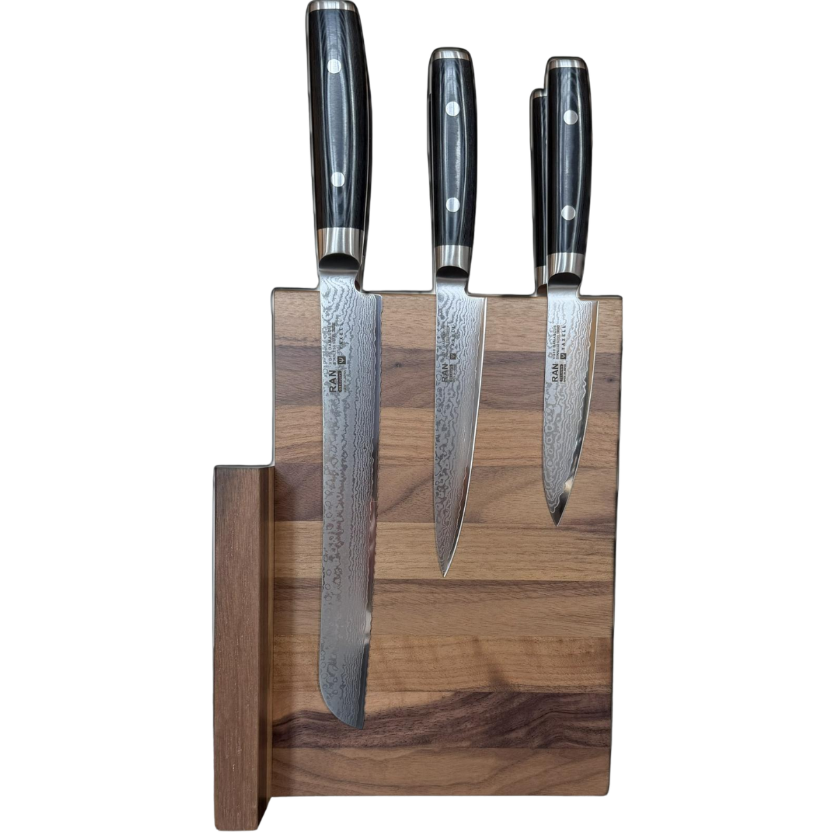 Yaxell Ran 7 - Piece Knife Set with Walnut Block | Divertimenti