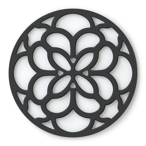 Zeal Silicone Round Trivet – Black