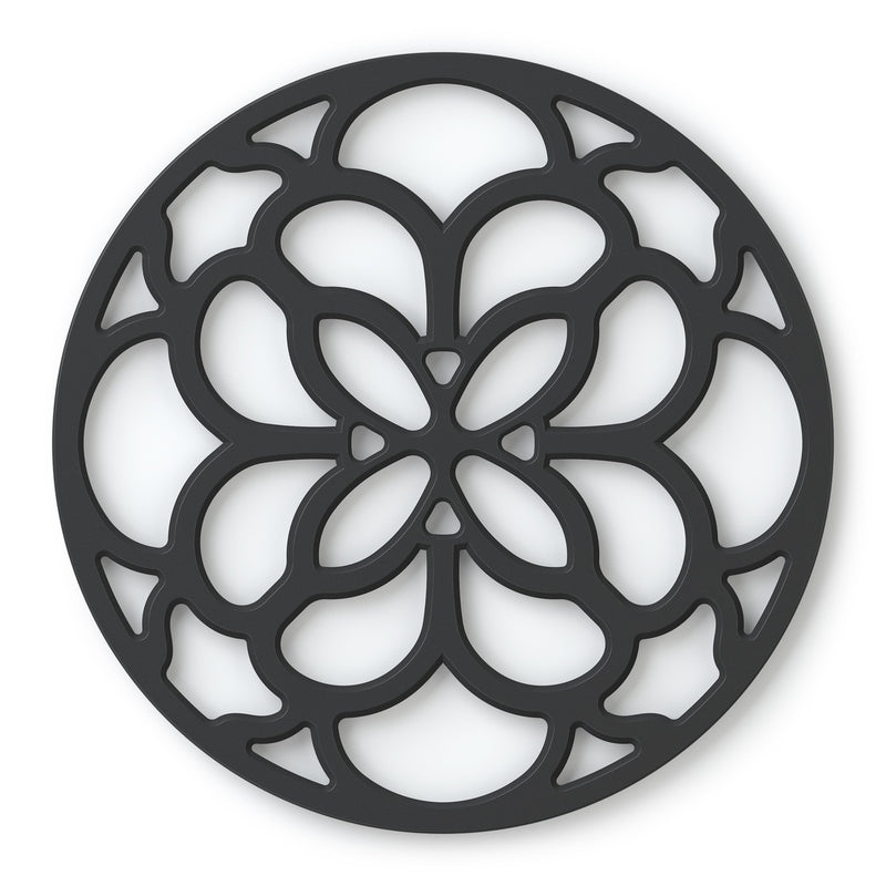 Zeal Silicone Round Trivet – Black