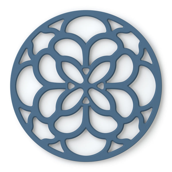 Zeal Silicone Round Trivet – Blue
