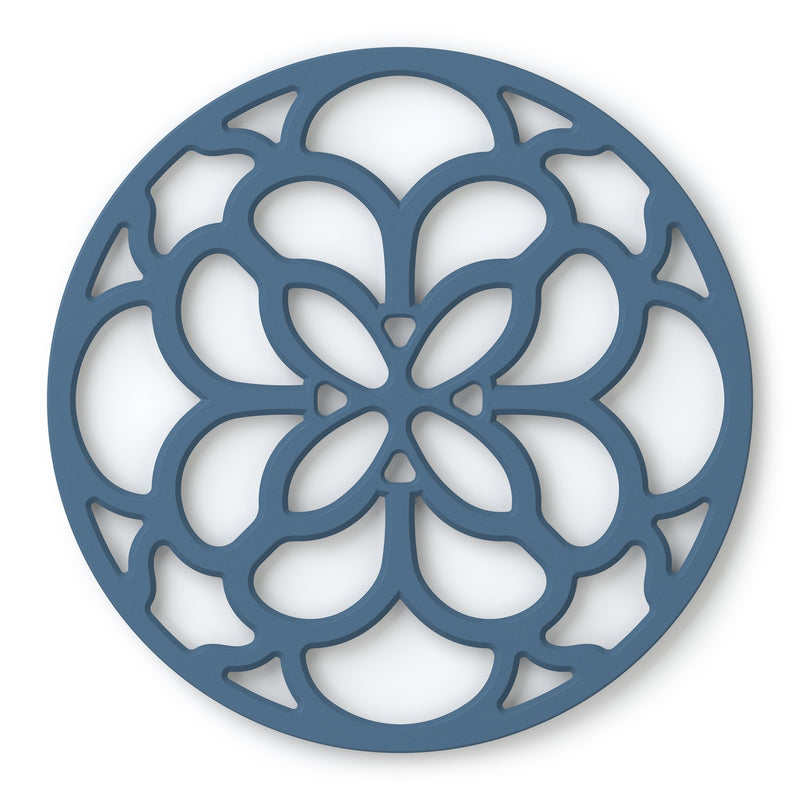 Zeal Silicone Round Trivet – Blue