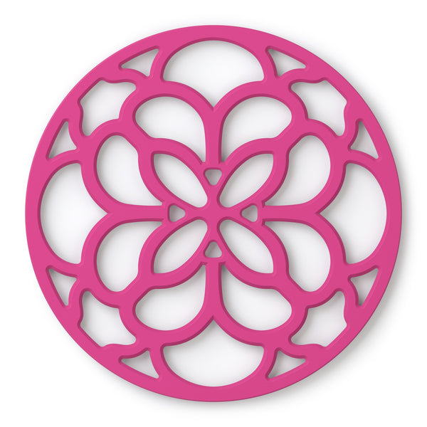 Zeal Silicone Round Trivet – Neon Pink