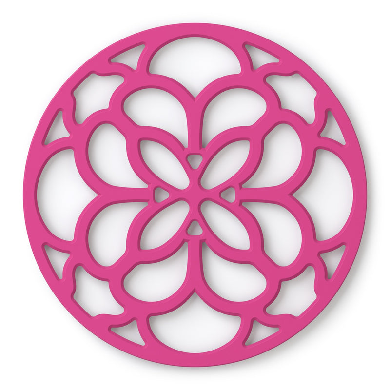 Zeal Silicone Round Trivet – Neon Pink