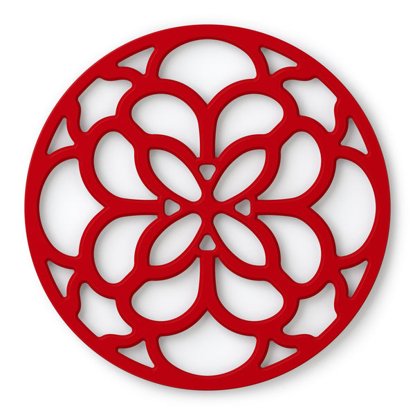 Zeal Silicone Round Trivet – Red