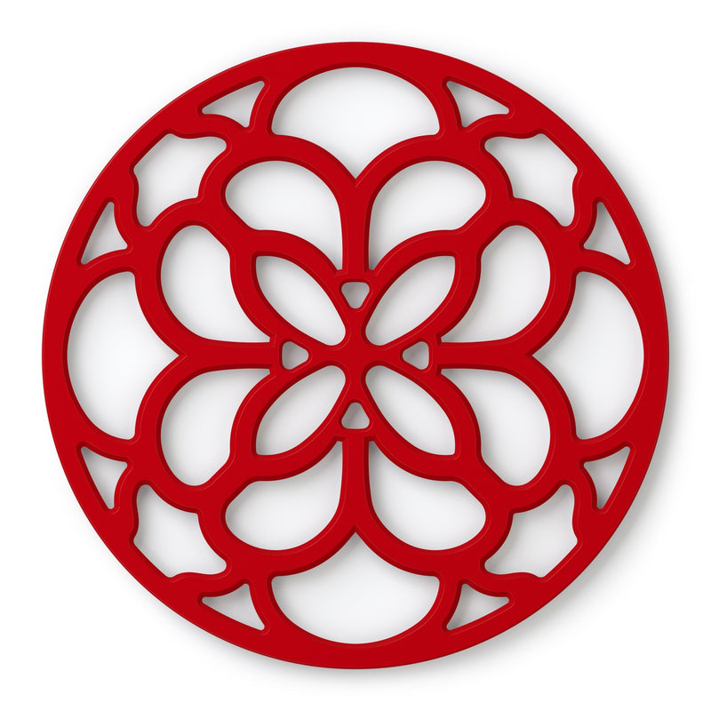 Zeal Silicone Round Trivet – Red