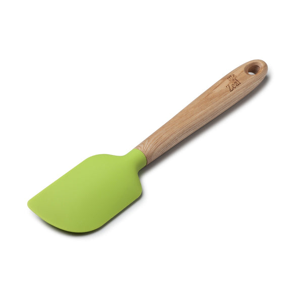 Zeal Wood Handled Silicone Spatula Large – Lime
