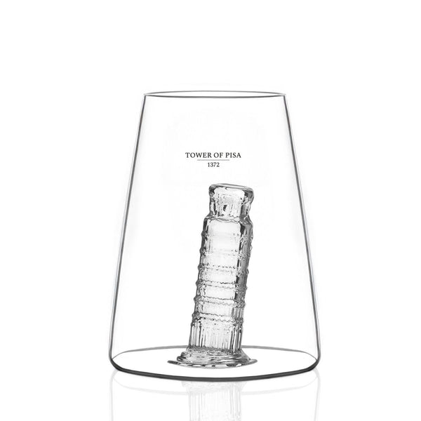 Alaskan Maker Leaning Tower of Pisa Glass