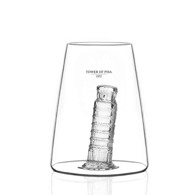 Alaskan Maker Leaning Tower of Pisa Glass