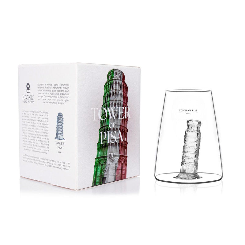 Alaskan Maker Leaning Tower of Pisa Glass