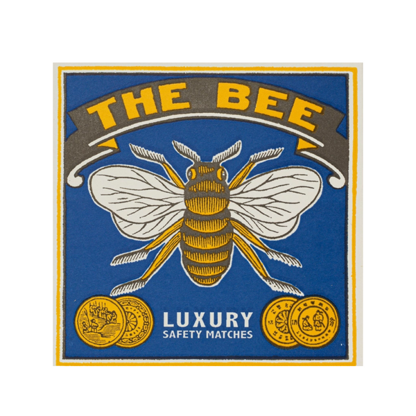 Archivist Square Luxury Match Box Bee