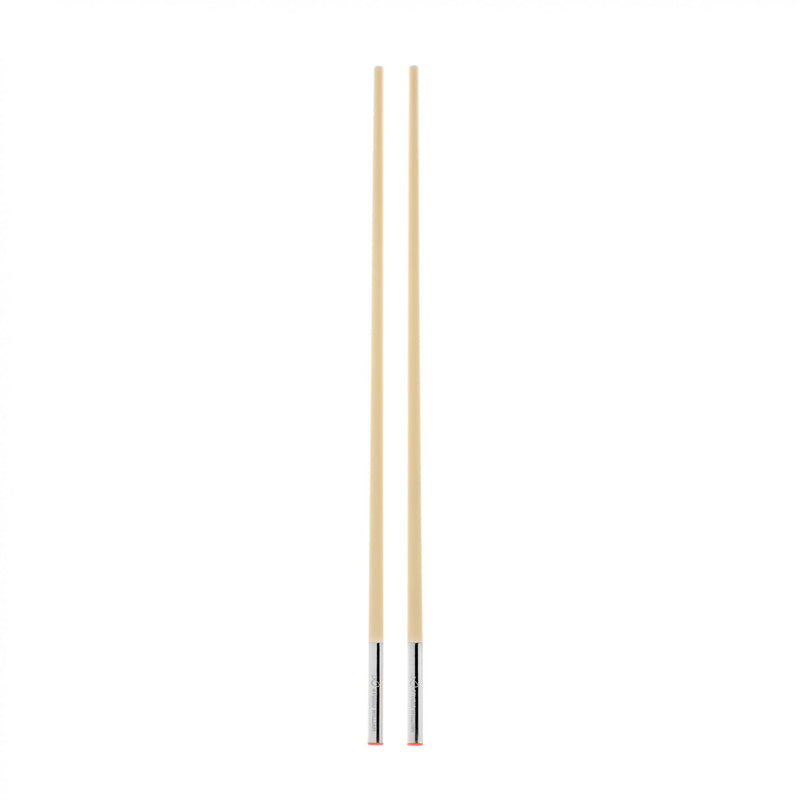 Toona Chopsticks Pair - Ivory and St/Steel