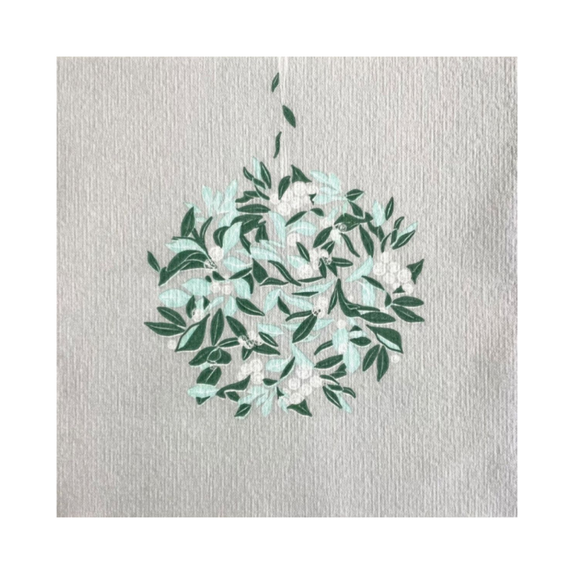 Francoise Paviot Cocktail Napkin - Winter Bauble