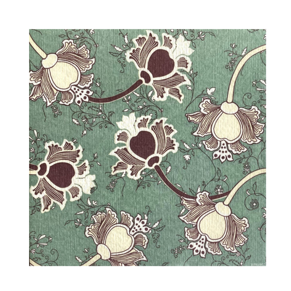 Francoise Paviot Cocktail Napkin - Ispahan Flower